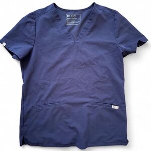 FIGS “Casma” scrub top, size S in navy. EUC! (1253) #nursing #medical #scrubs